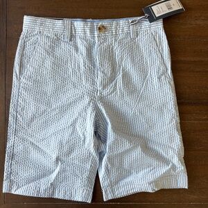 NWT boys vineyard vines seersucker shorts boys size 14